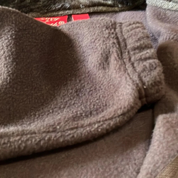 Zoey & Beth deep brown Fleece Soft Faux Fur Full Zip Jacket Extra Large - Picture 5 of 7